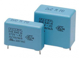 PHE840MB6470MB16R17, X2 capacitor, 470 nF, 275 VAC, Kemet