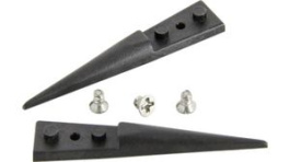 A00SV, Kit of 2 PVDF Tips and 3 Screws ESD Straight/Strong/Thick 40mm, Ideal-Tek