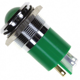 Q22P1CXXG12E, LED Indicator green 12 VDC, APEM