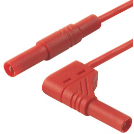 MLS WG 200/2,5 RED, Safety test lead diam. 4 mm Red 200 cm 2.5 mm2 CAT III, SKS Kontakttechnik