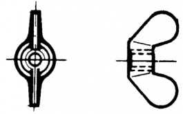 94005, Wing Nut with M-thread M5, BOSSARD