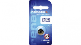 CR1220 MFR.SC, Button cell battery,&nbsp;&nbsp;Lithium Manganese Dioxide, 3 V, 40 mAh, Renata