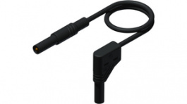 MLS SIL WG 200/1 black, Test lead diam. 4 mm Black 200 cm 1 mm2 CAT III, SKS Kontakttechnik