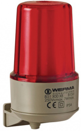 85110038, Continuous light, red, WERMA Signaltechnik