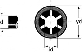 4827 [10 шт], Lockwasher 9 mm, -
