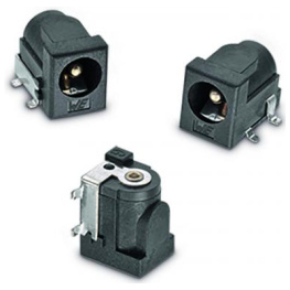 694106106102, DC Power jack, Female, 6.4 mmSeries WR-DC 90° SMT, WURTH Elektronik