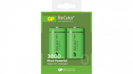 GP RECYKO 300CHCBE-2GB2 / C, NiMH Rechargeable Battery C 1.2 V 3 Ah, GP Batteries