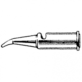 70-01-10, Soldering tip Needle shape, bent 1 mm, Weller