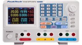 P 6181, Блок питания: лабораторный программируемый; многоканальный, PeakTech
