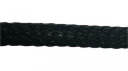 RND 465-00745, Braided Cable Sleeves Black 8 mm, RND Cable