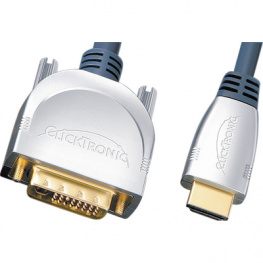 HC 270-100, HDMI - DVI cable m - m 1 m, Clicktronic