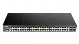 DGS-1250-52X, Ethernet Switch, RJ45 Ports 48, 10Gbps, Managed, D-Link