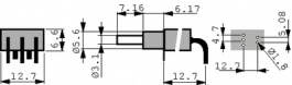5B11-S1F4H9AE, Subminiature Pushbutton Switch, Eledis