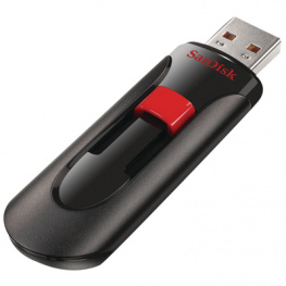 SDCZ60-008G-B35, USB Flash Drive Cruzer Glide 8 GB black/red, Sandisk