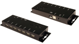 EX-1178, Industrial Hub USB 2.0 7x black, Exsys