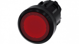 3SU1001-0AB20-0AA0, SIRIUS ACT Illuminated Push-Button front element Plastic, red, Siemens