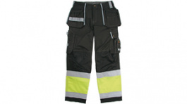 665170499-C50, Tool Pocket Trousers with Reflex 665 Size C50/M yellow-black, Bjornklader