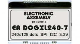 EA DOGXL240N-7, Дисплей: LCD; графический; 240x128; FSTN Positive; белый; PIN: 20, Electronic Assembly
