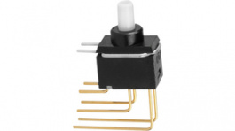 GB25AV, Переключатель: кнопочный; Пол: 2; DPDT; 0,1A/28ВAC; 0,1A/28ВDC, NKK Switches (NIKKAI, Nihon)