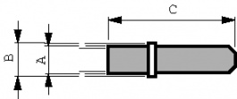 SPR-3Y, Mounting sleeve 24.77 mm, Everett Charles Technologies