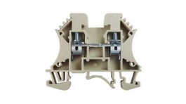 RND 205-01322, Screw Clamp Terminal Block, 2 Poles, 0.5 ... 2.5mm\x1a, Beige, RND Connect