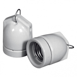 990009, Lamp socket, porcelain E27, Vossloh