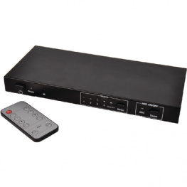 HSWFH0401, HDMI Switch with Ethernet + ARC, 4 port, Maxxtro