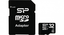 SP032GBSTH010V10SP, microSD card 32 GB, Silicon Power