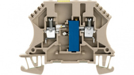 1028000000, Terminal block W-Series N/A Dark Beige, 0.5...4 mm\x1a, Weidmuller