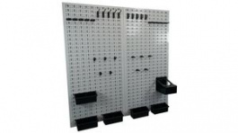 RND 600-00147, Pegboard Tool Wall, 35 Pieces, 800x800x15mm, RND Lab