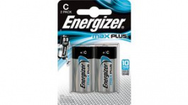 E301324203 [2 шт], Alkaline Primary Battery Max Plus 1.5V C / Pack of 2 pieces, Energizer