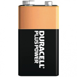 PLUS POWER 9V [2 шт], Primary battery 9 V, 6LR61, Duracell