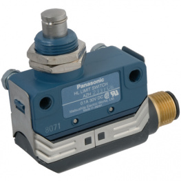 AZH2331CEJ, Limit Switch AZH 5 A Plunger Limit switch, panel mount push plunger, die cast ca, Panasonic