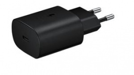 EP-TA800NBEGEU, USB Wall Charger, Euro Type C (CEE 7/16) Plug - USB C Socket, 25W, Samsung