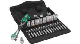 05004019001, Zyklop Speed Ratchet Set, Imperial, 28 Pieces, Wera Tools