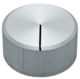 506.611, Instrument knob Natural aluminum 17 mm, Mentor