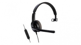 AXH-V28UCM, NC Headset VOICE UC28, On-Ear, 20kHz, USB, Black, Axtel