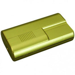 8013-010.01, Dimmer with slider, 230 VAC, Gold, interBAR