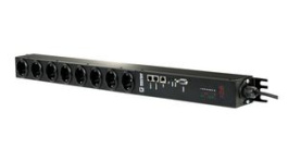 83161, Switched, Outlet Metered PDU, Vertical 8x DE Type F (CEE 7/3) Socket - IEC 60320 C20 Plug, Gude