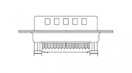 173109-0280, D-Sub Connector, Socket, DA-15, IDC, FCT