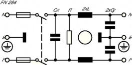 FN284-4-06, Power inlet with filter 4 A 250 VAC, Schaffner