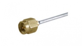 22645898, RF Connector, SMA, Beryllium Copper, Plug, Straight, 50Ohm, Solder Terminal, Huber+Suhner