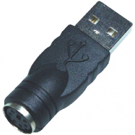 ADP-USB-AM6F, Mini adapter USB Type A - PS/2 m - f, Maxxtro
