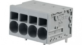 2626-1104/020-000, PCB Terminal Block, Push-In, 7.5mm, 10mm\x1a, 4Poles, Wago