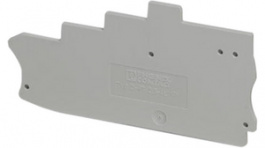 3012301, End plate, grey, Phoenix Contact