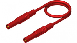 MLS SIL GG 200/1 red, Test lead diam. 4 mm Red 200 cm 1 mm2 CAT III, SKS Kontakttechnik