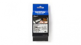 TZESE5, P-touch Pro Tape, 24mm x 8m, White, Brother