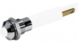 1951043W, LED Indicator, White, 180mcd, 230V, 8mm, IP67, CML INNOVATIVE TECHNOLOGIES