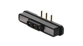 685-0032231-121, Magnetic Pogo Connector, Plug, 3 Positions, Edac