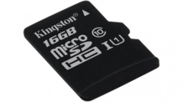 SDC10G2/16GBSP, microSD Card, 16 GB, Kingston